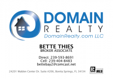 Bette Thies, Realtor, Broker Associate at Domain Realty in Bonita Springs, FL