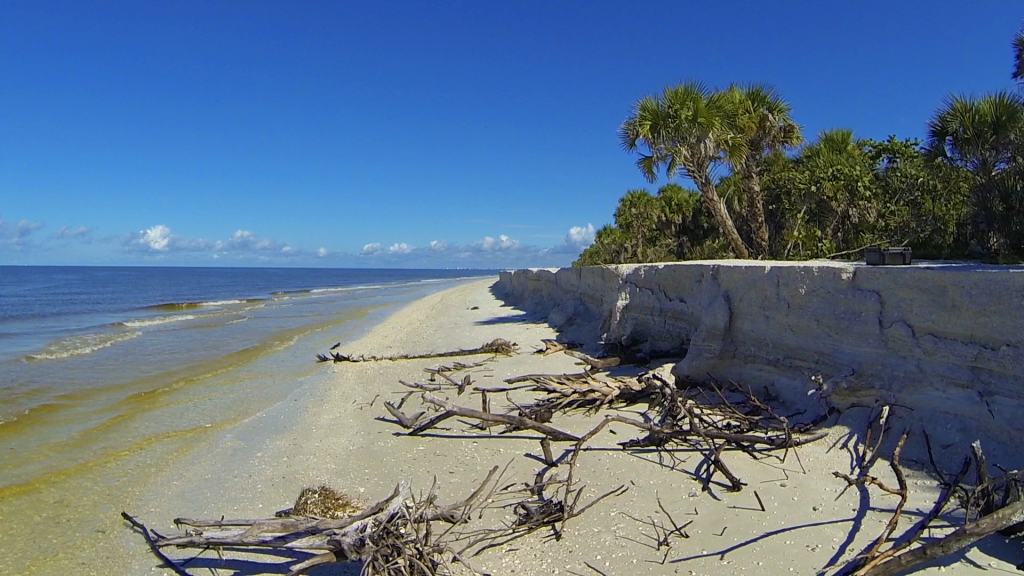 beach erosion barefoot beach preserve